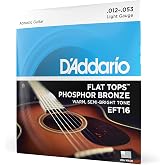 Daddario Eft16 Akustik Gitar Tel Seti, Flat Tops, Phosphor Bronze