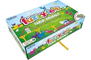 John Adams , The Original Fuzzy-Felt: Farm Animals - Let your creative side spring into action, Preschool toy, Ages 3+
