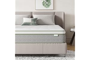 Novilla Materasso 180x200, Materasso Matrimoniale Molle Insacchettate e Memory Foam in Gel Fresco Altezza 22cm, Materasso Ibrido Tessuto in di Bambù, Supporto del Bordo Tecnologia Alta Resilienza