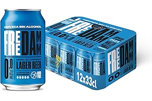 Free Damm Cerveza sin Alcohol 0,0, 12 x 33cl