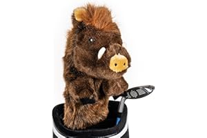 Daphne's Headcovers Unisex – Erwachsene Boar Schlägerhauben, Braun, 20