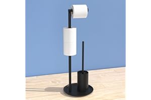 Wc-rolhouder gun metal met planchet - Voordelig Design Sanitair