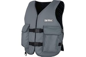 Mesle Aiuto al Galleggiamento per Adulti Fisherman con Tasca, Leggero Gilet di Galleggiamento 50-N