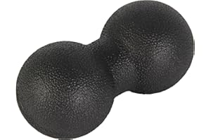 POWRX Peanut Mini balle de massage I Mini balle de peanut pour la thérapie des fascias et le point de déclenchement I Rouleau de massage du dos Balle de fascia Balle d'arachide Duo