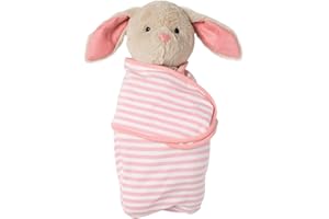 Manhattan Toy Baby Bunny gefüllte Tiere mit Swaddle-Decke, 27.94cm