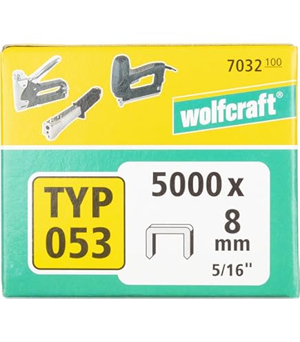 wolfcraft Juego de grapadora anual tacocraft 6, 1001 piezas I 7090000 wolfcraft Juego de grapadora anual tacocraft 6, 1001 piezas I 7090000
