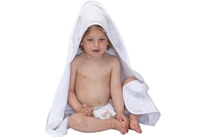 Urban Kanga Toalla Bebé con Capucha de Baño Doble faz Oekotex Capa de Baño Recién Nacidos (Grey Kanga)