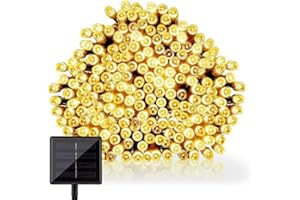EASTERNSTAR Zewnętrzne solarne wodoodporne łańcuchy świetlne 22 m, 200 LED, 8 trybów, zasilane energią słoneczną, gwiaździste światła, Boże Narodzenie, łańcuch świetlny LED, łańcuch świetlny do