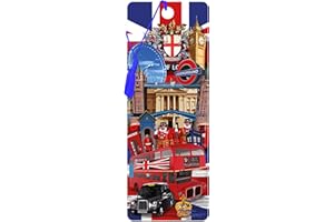 3D LiveLife Zakładka - Visit to London od Deluxebase. Zakładka z motywem Londynu z soczewkową szatą graficzną na licencji renomowany artysta Michael Searle