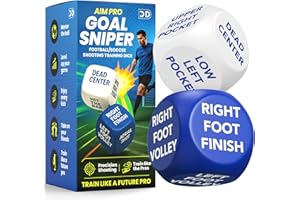 DEFA DISTRIBUTION 2pc Football Keepy up training Dice Equipment for Kids makes practice fun with exciting games indoors or outdoors toys age 8–12 perfect football gifts and unique birthday presents for boys and girls