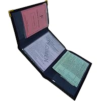 Lot De 5 Pochettes Transparentes Pour Carte Grise Et Assurance - Fabrication Française, étanches, Anti-rayures - Compatible Voiture Et Moto