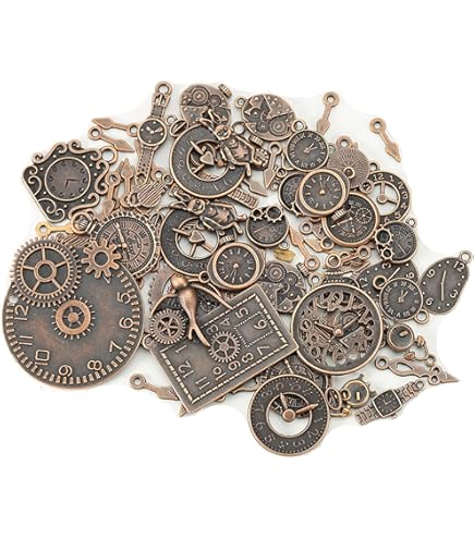 Engrenages Steampunk - 40 Pièces Métal Bijoux Anciens
