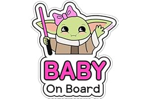GEEKBEAR Baby on Board Sign for car (06. Yoda Girl)