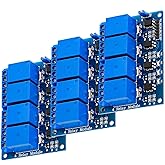AZDelivery 3 x 4 Relay Module 5 V with Optocoupler Low Level Trigger Compatible with Arduino Includes E-Book