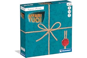 Clementoni - Affari Tuoi, Gioco da Tavolo Ufficiale dal Programma TV, con Pacchi e Offerte, per Bambini 8+ Anni e Adulti, 2-4 Giocatori, Made in Italy, Lingua Italiana, 16882