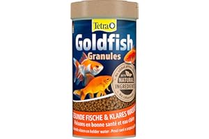 Tetra Goldfish Granules - Mangime granulare per pesci rossi e altri pesci d'acqua fredda, lattina da 250 ml