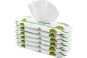 POGI'S PET SUPPLIES Pogi toallitas de Viaje para Perros – hipoalergénicas y Extra Grandes – sin Perfume, 120 uds