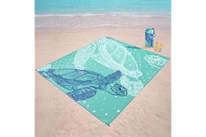 Sandfri strandfilt 200 x 140 cm – ultralätt och kompakt strandmatta