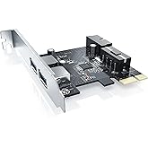 CSL - USB 3.2 Gen1 PCI Express Card PCIe Controller - 2X Externe Ports 1 x intern Controller Header - Schnittstellenkarte USB