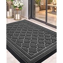 Felpudo De Entrada 70x130 Cm Negro - Impermeable, Antideslizante Y Lavable Para Pasillo O Exterior