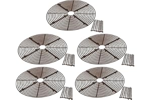 Modonghua 5 Pack Plant Pot Soil Guard Grid Cover, Flower Protector, Children Pets Safety Garden Cover, 19cm