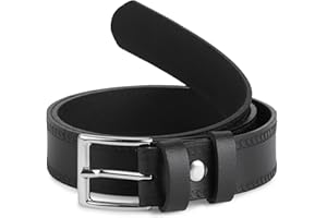 Ladeheid Ceinture enfant en cuir accessoire de mode pour enfants ceinture garçon avec boucle de 2,5 cm de largeur K1D5