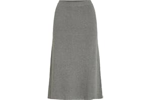 Vila Vicomfy A-Line Knit Skirt- Noos Falda Midi Mujer