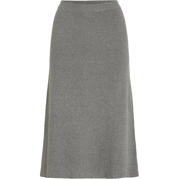 VILA VIELLETTE MIDI NOOS - A-lijn rok - bijou blue/blauw