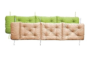 Meerweh Auflage, Deckchair für Liege, Wendekissen, Polsterauflage, Kissen, grün, 195.0x49.0x10.0 cm, 74097