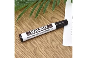 Faderr Furniture Touch Up Pen Marker Repair Wood Floor Cabinet Laminate Scratches Furniture Marker Magic Scratch Cover Touch up Pens Repair(Walnut)
