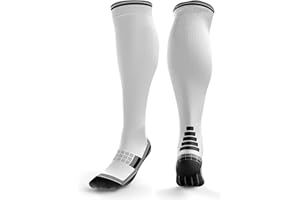 aZengear Calcetines de Compresión para Hombres y Mujer (20-30mmHg) Medias de Compresion Varices, Deporte, Running, Embarazo, Circulación Sanguínea, Vuelos y Trombosis, Enfermeria, Médicos