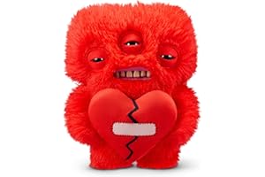 Fuggler Love Fugg by ZURU Funny Ugly Monster, Plush, Collectible, Toy (Love Fugg - Annoyed Alien - RED)