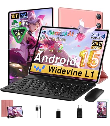 Android 15 Tablet 10 Pulgadas 30GB RAM+64GB ROM (2TB/TF), Gemini Android 15 Tablet 10 Pulgadas 30GB RAM+64GB ROM (2TB/TF), Gemini