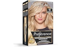 L'Oréal Paris Préférence Coloration Permanente Cheveux, Nuance : Oslo Blond Viking (9.1), Blond Très Clair Cendré