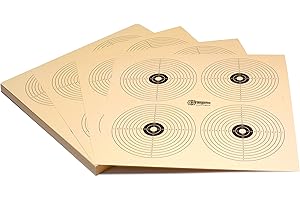 ‎X-TARGETS Zielscheiben *Target X4R* / 26x26 cm/Schießscheibenkarton 200 g/m² Chamois