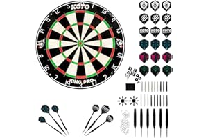 KOTO DARTS KOTO - Dianas Pro Edition, Diana Profesional con Medidas Oficiales, Incluye Dardos de 23 G.
