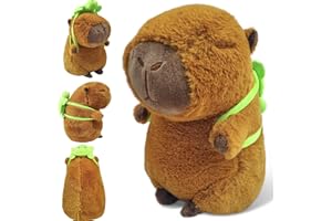 BGTLJKD Juguete De Peluche Capybara, Simulación Carpincho Juguetes Capybara Peluche Realista Juguete de Peluche de Capibara Lindo Muñecos Peluche Carpincho,Regalos de Cumpleaños para Niños Niñas
