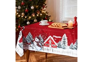 ZoneYan Bałwanek bożonarodzeniowy obrus