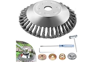 LOEPENLE Szczotka do usuwania chwastów (10 cali)