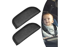 URAQT Almohadillas para Cinturón de Seguridad Niño, 2PCS Almohadillas Protectores de Coche Hombro, Suave y Transpirable Hombro Cinturón de Seguridad para Niño, Protector Cinturon Coche para Infantil