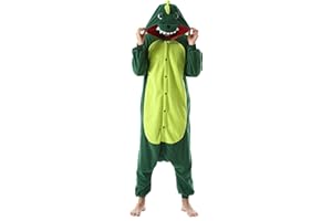 Simzoo Pigiama Intero Animali Unisex Kigurumi Adulto Carnevale Onesie Cosplay Halloween Costume per Donna Uomo Sleepwear