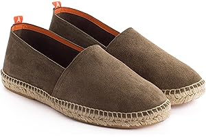 ABARCA Espadrilles für Herren aus Jute und Leder, handgefertigt in Spanien, Sommerparties, bequem und atmungsaktiv