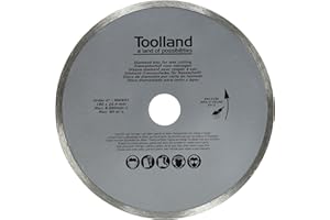 TOOLLAND A LAND OF POSSIBILITIES Tool País bd20180 Disco de corte de diamante, 180 mm x 25,4 mm