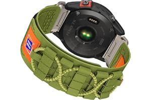 YASPARK Correa para Fenix 6X Pro, 26mm Correa de nylon de instalación rápida para Fenix 7X/Fenix 6X/Fenix 7X Pro/Fenix 5X/Fenix 5X Plus/Fenix 7X Solar/Fenix 3/Fenix 3 HR/Fenix 7X Sapphire Solar/D2 Delta PX