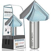 YONICO V Groove Router Bit 90 Degree X 1-Inch Diameter 1/2-Inch