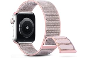 Jiamus Nylon Solo Loop Armband Kompatibel mit Apple Watch Armband 40mm 41mm 38mm 44mm 42mm 45mm,Verstellbare Elastisch Ersatz Sport Klett Armband für iWatch Series 9 8 7 6 5 4 3 2 1 SE Ultra/Ultra 2
