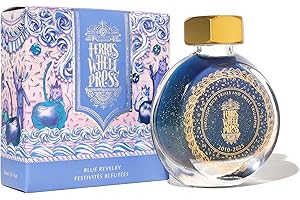 Ferris Wheel Press Fountain Pen Ink, Everyday Ink Collection, Cobalt Blue with Duochrome Pink/Green Shimmer, 38ml