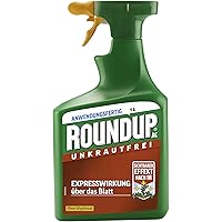 Roundup AC Unkrautfrei, Unkrautvernichter, zur Bekämpfung von Unkräutern, Gräsern und Moos , 1 Liter Sprühflasche
