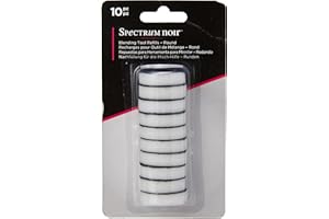 Spectrum Noir SN Blend Tools-Ricarica Tonda, Bianco, Taglia unica