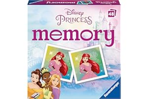 Ravensburger Memory Disney Princess Mini Memory Game Find Matching Picture Pairs for Ages 3+ Educational Toddler Toy